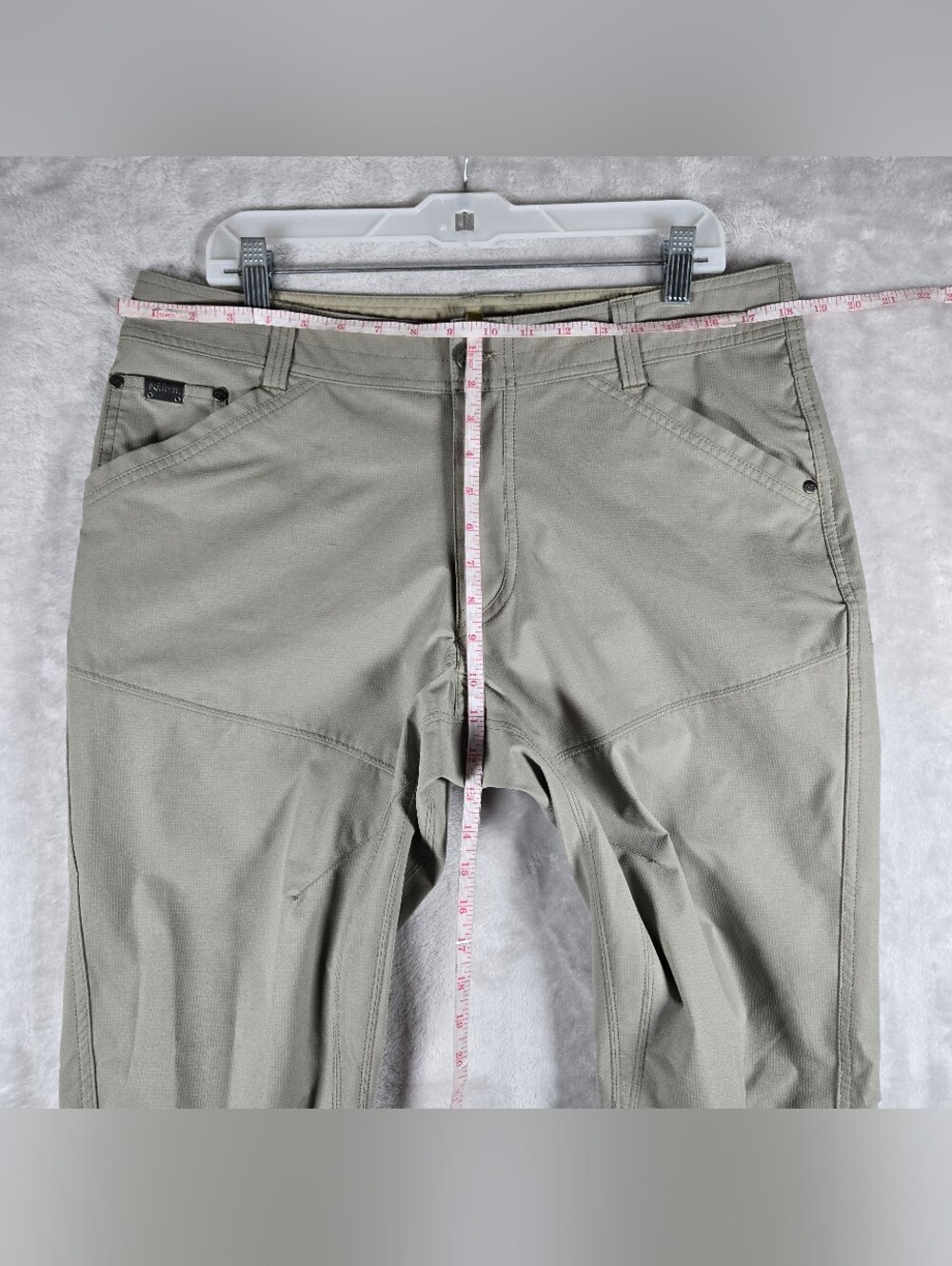 Kuhl Silencr Pants Mens 35x32 Khaki Ripstop Outdoors Stretch SKU 5166 Read Des! - Picture 9 of 13